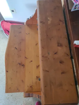 Escritorio de madera tipo secreter