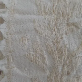 Asciugamani in tela grezza con frange