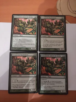 Mtg Destacamento cubierto de hierbas x4