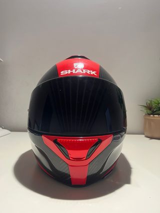 Casco Shark Spartan Carbon Rojo