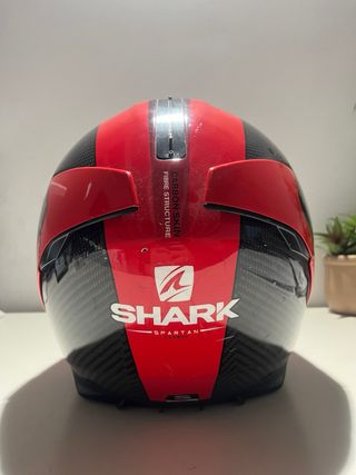 Casco Shark Spartan Carbon Rojo