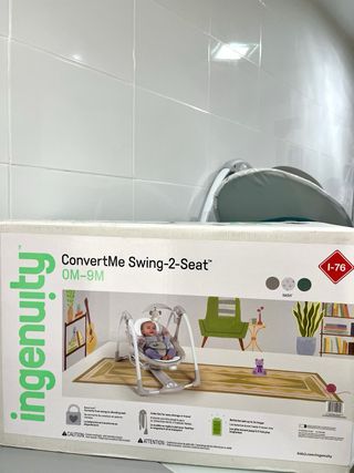 Hamaca bebé con peluche