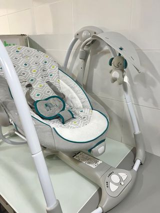 Hamaca bebé con peluche