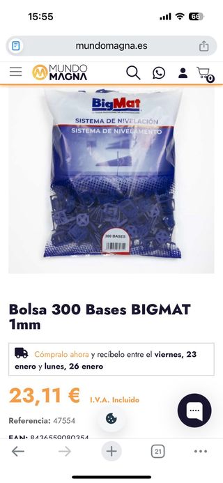 Sistema de Nivelación BigMax (Bases)