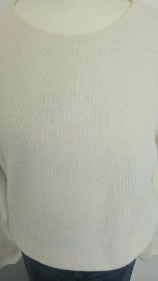 Maglione Uniqlo Lana Panna Taglia M