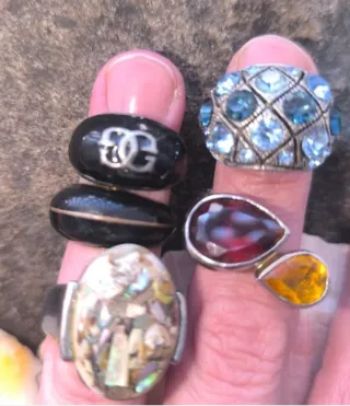 Lote 5 Anillos Vintage