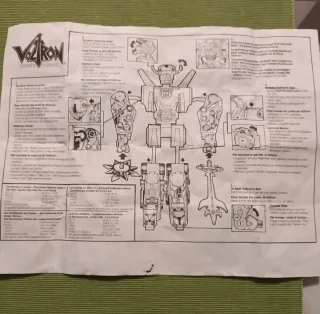 Istruzioni Voltron Lion Force