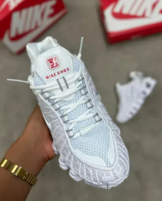 Nike Shox TL Blancas Plata Nuevas