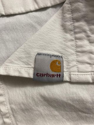 Camicia Carhartt Vintage Anni 80 Bianca