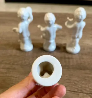 Statuine Angeli Vintage Puttini Ceramica