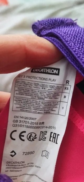 Protecciones Patinaje Oxelo Talla XS