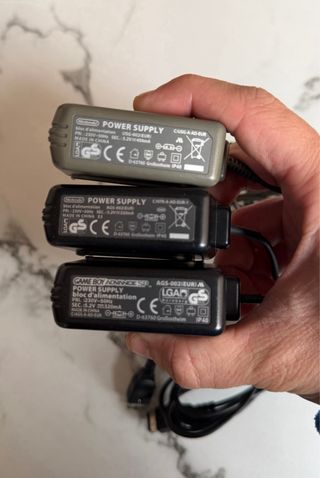 Lote 3 Cargadores Nintendo Original