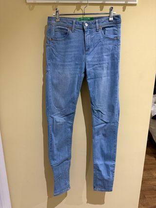 Vaqueros Benetton Mujer