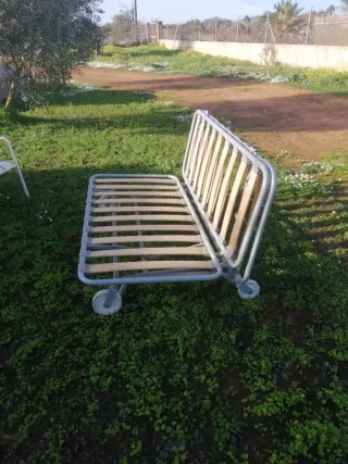 Estructura sofa Cama Metálica y Madera