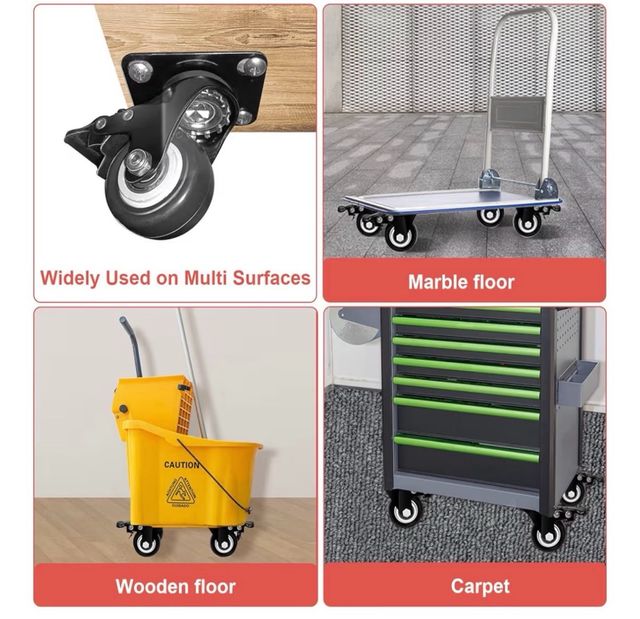 Ruedas giratorias para cargas pesadas LUZOON 823MC