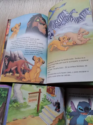 Libros Rey Leon, Libro de la Selva, Lilo Stitch