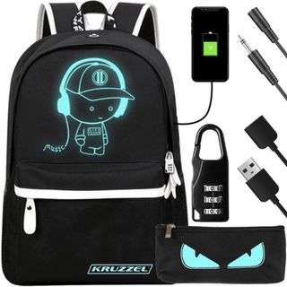 Mochila Kruzzel con Iluminación USB