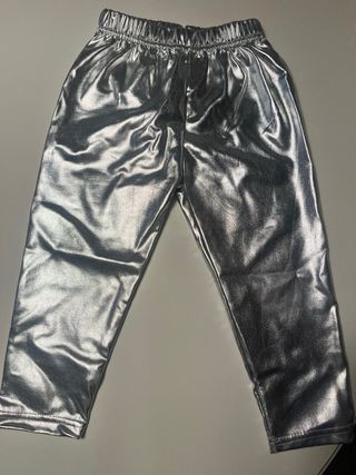 Pantalón plateado niña/o talla 2-4 años