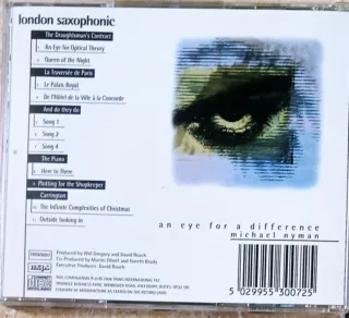 Michael Nyman London Saxophonic cd