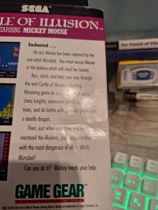 Castle of Illusion Game Gear Sega