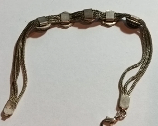 Bracciale vintage argento 925 e onice