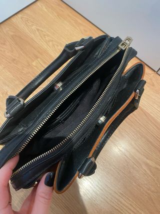 Bolso Zara Negro y Marrón