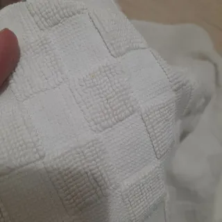 Tappetino bagno/cucina tessuto bianco