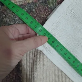 Tappetino bagno/cucina tessuto bianco