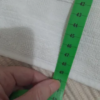 Tappetino bagno/cucina tessuto bianco