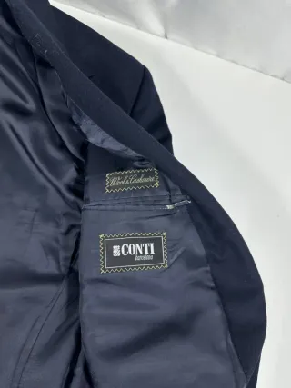 Americana Zegna Azul Doble Botonadura