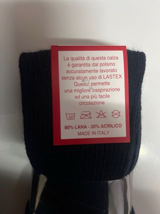 Calze Sanitarie Lana n39/42