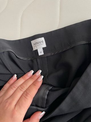 Pantalón de pinzas ARMANI negro