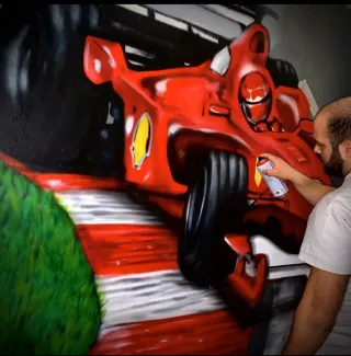 Decorazioni murales interni ed esterni.