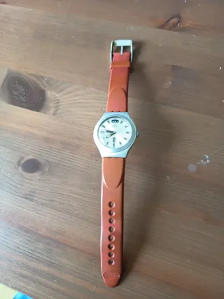 Orologio Swatch Irony Marrone Analogico