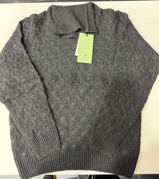 Brooksfield Scaldacollo Maglia Treccia Grigio xl