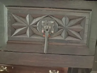 Consola Aparador Madera Oscura