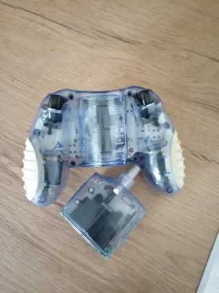 Mando Xbox clásica inalámbrico transparente