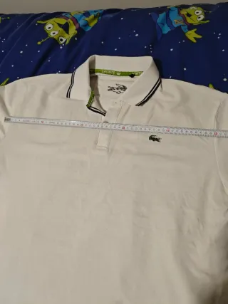 Polo Lacoste Blanco