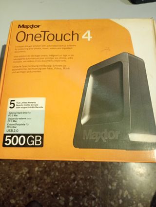 Disco Duro Externo Maxtor OneTouch 4 500GB