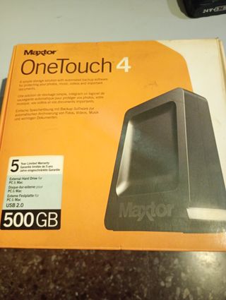 Disco Duro Externo Maxtor OneTouch 4 500GB