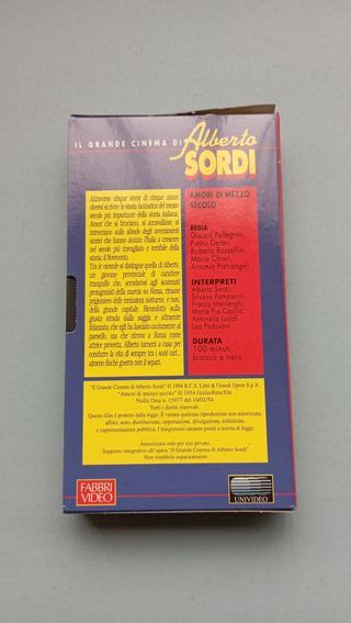 Amori di Mezzo Secolo Alberto Sordi Vhs