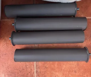 Somier metálico 135x200cm con láminas de madera