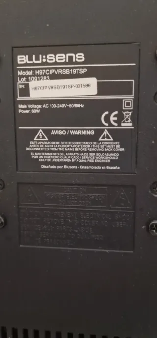 TV Bluesens 19 Negra