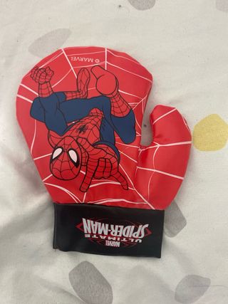 Saco y guantes boxeo Spiderman