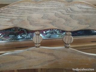 2 Sillas Coloniales Roble Americano. Años 60