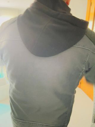 Chaqueta Koroshi con capucha Talla XL azul claro