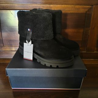 Stivaletti Donna Tommy Hilfiger Faux Fur 39 NUOVI