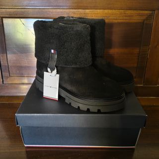 Stivaletti Donna Tommy Hilfiger Faux Fur 39 NUOVI