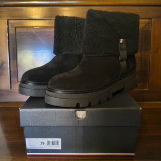 Stivaletti Donna Tommy Hilfiger Faux Fur 39 NUOVI