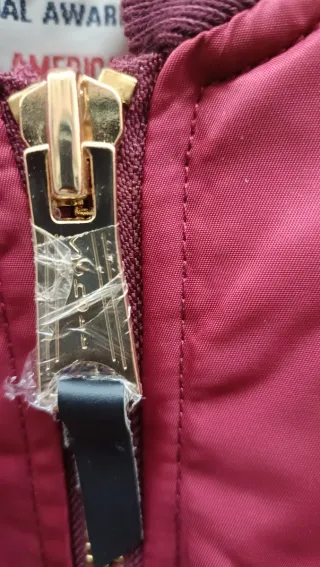 Cazadora bomber chica Schott Roja